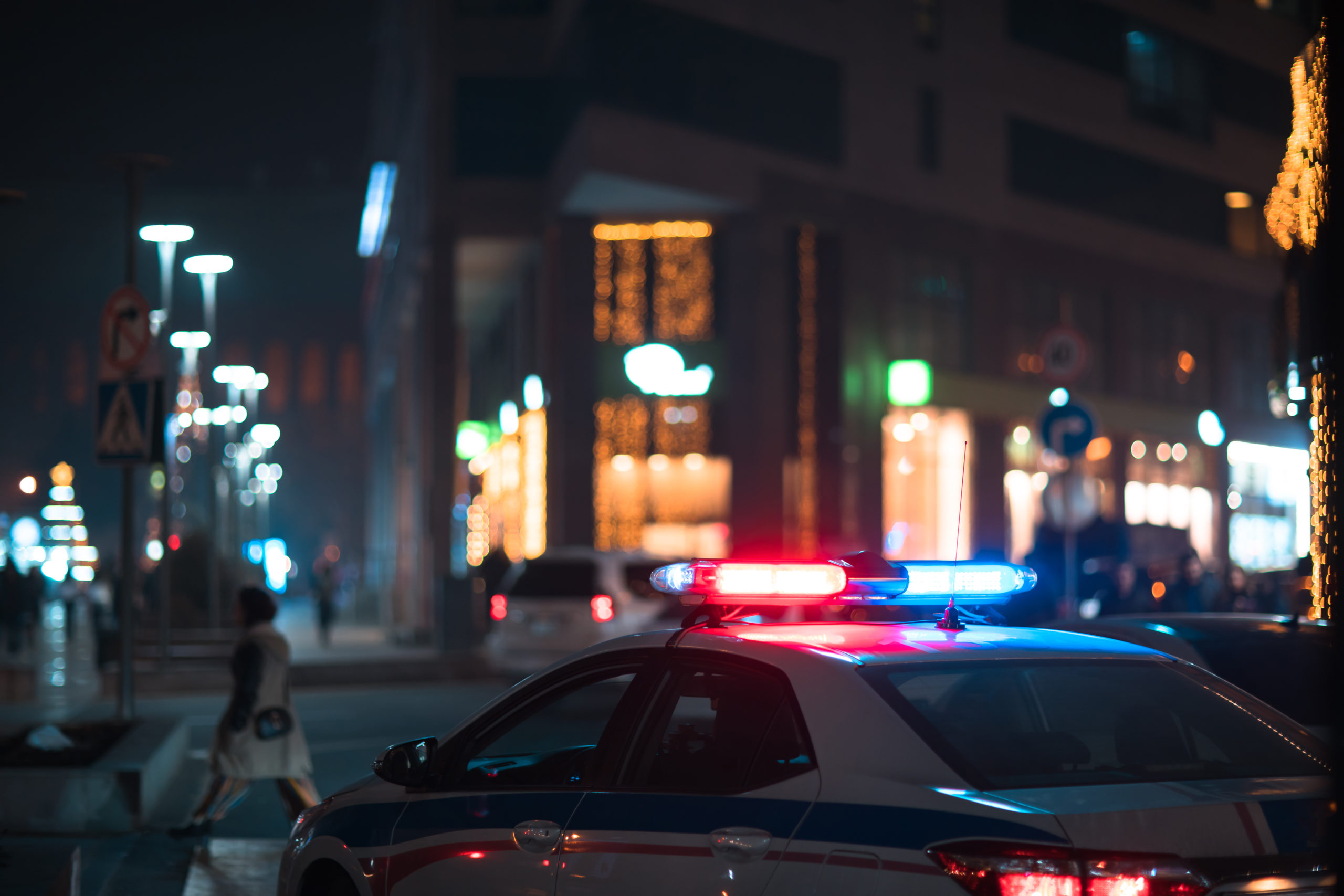 Police car light